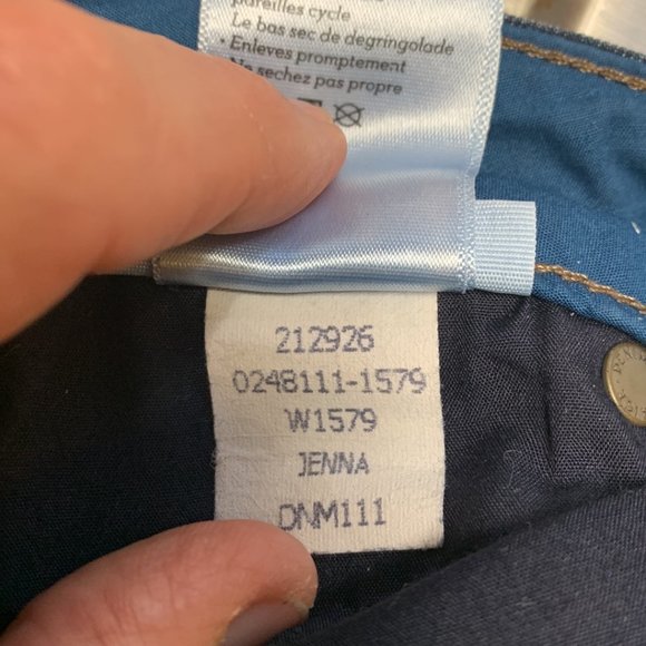 Paige Medium Blue Skyline Skinny Jeans size 27 - Picture 7 of 9